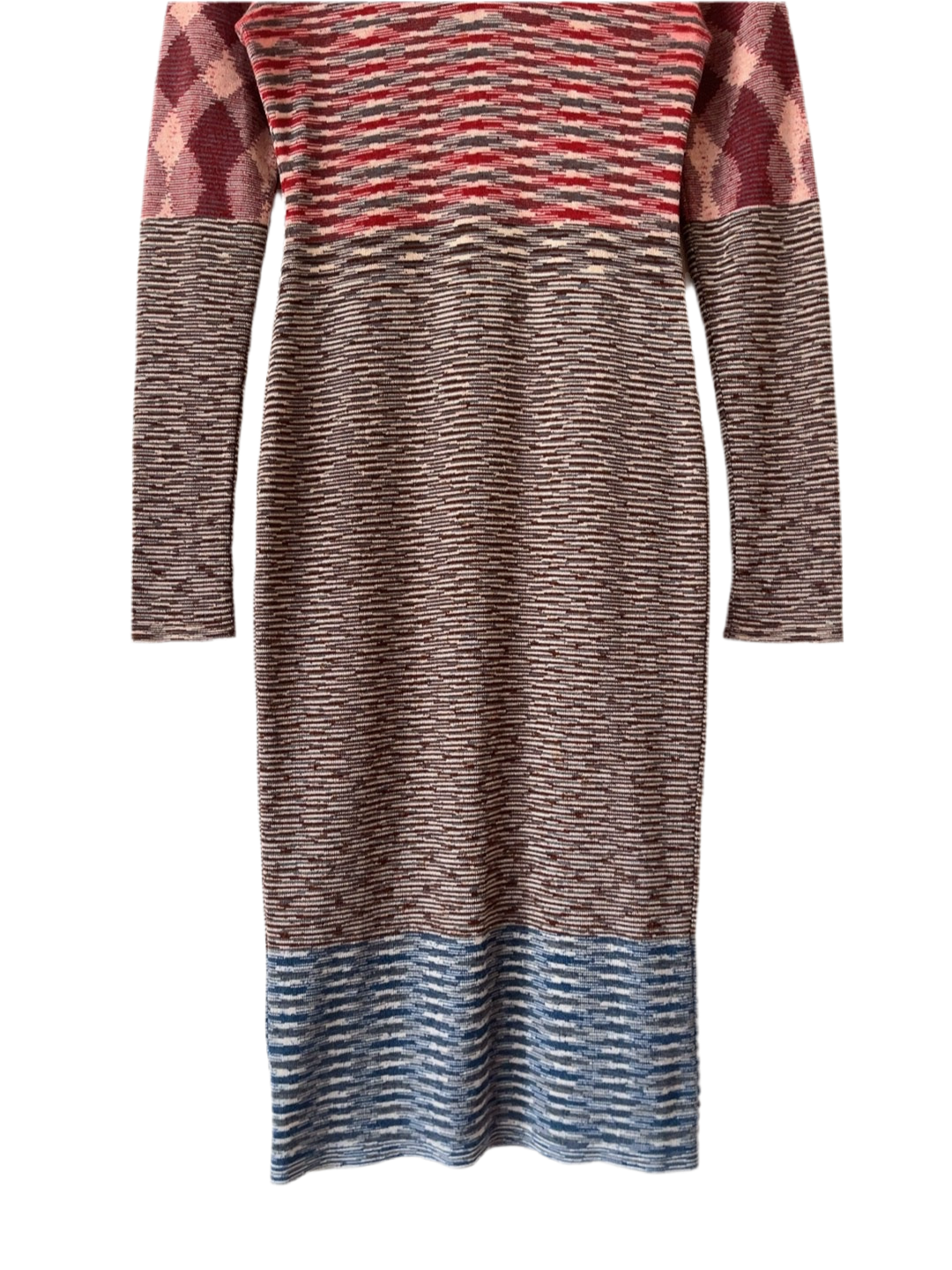 vintage MISSONI knit long one piece dress