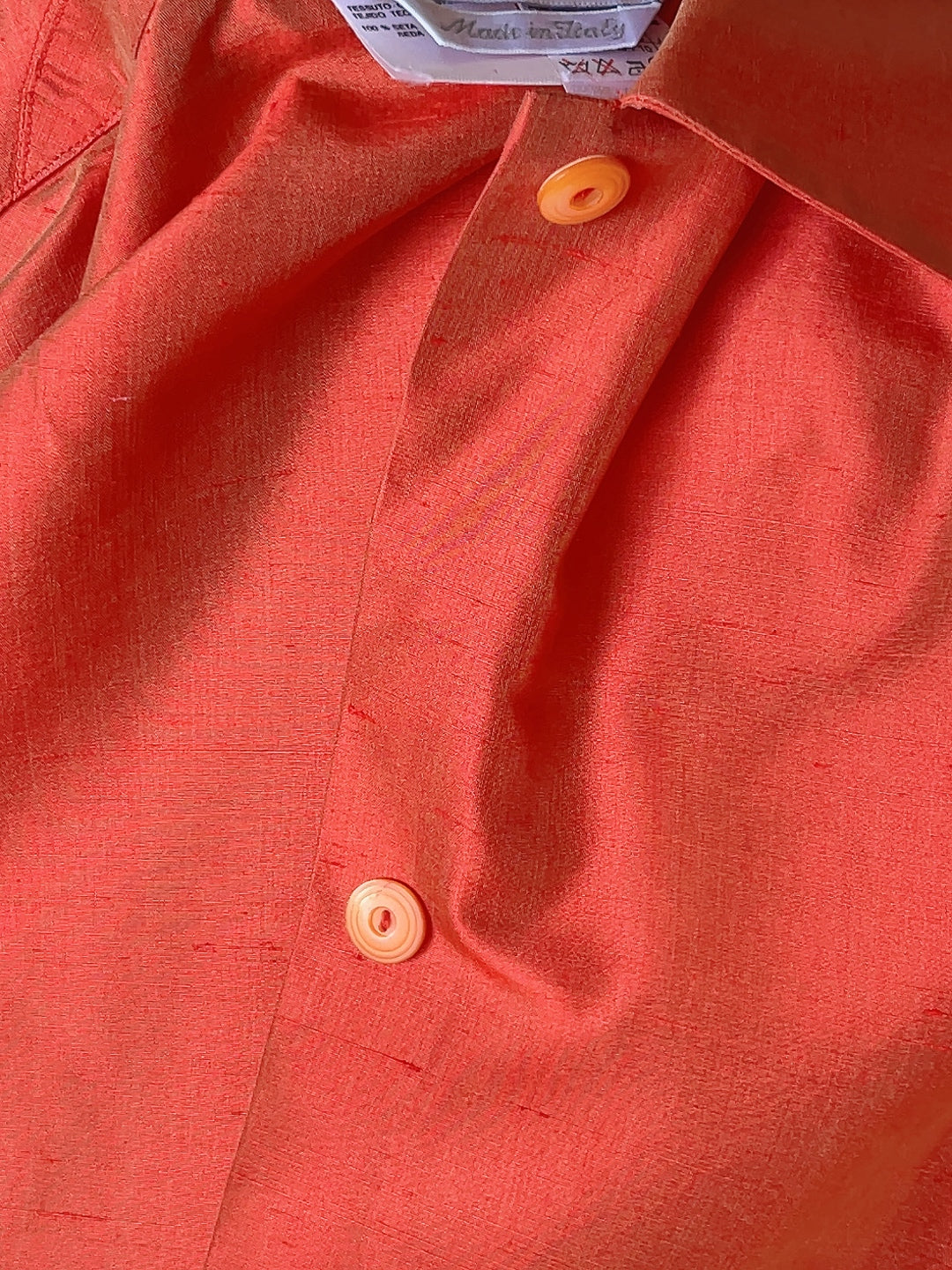Max mara red silk shirts jacket