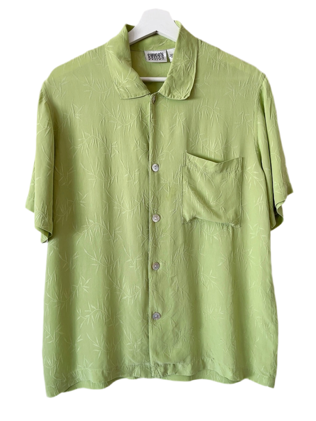 vintage shell button silk shirts