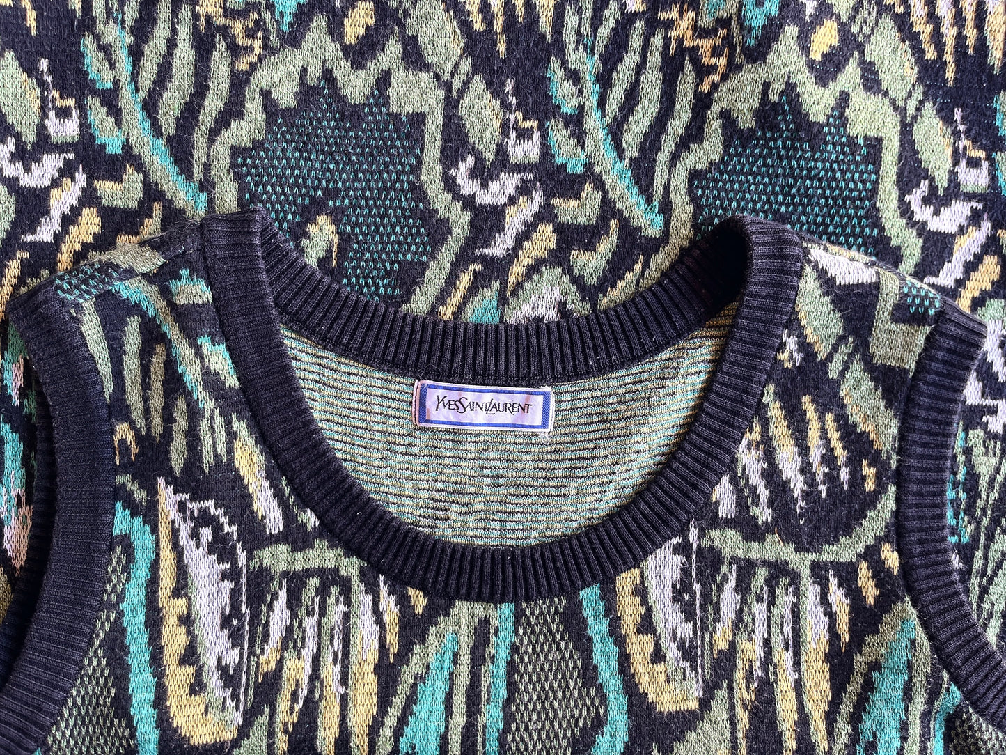 Yves Saint Laurent knit tank top