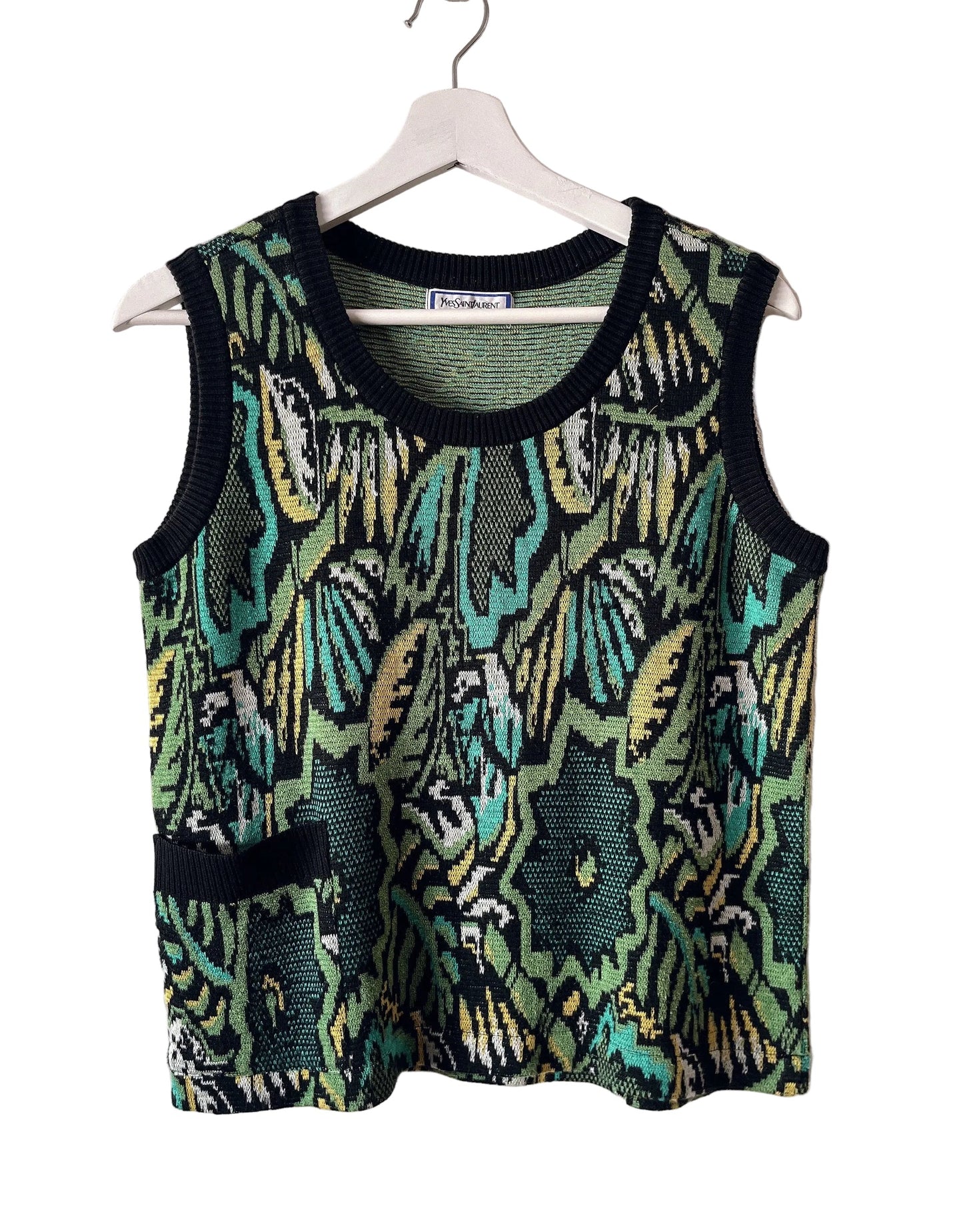 Yves Saint Laurent knit tank top