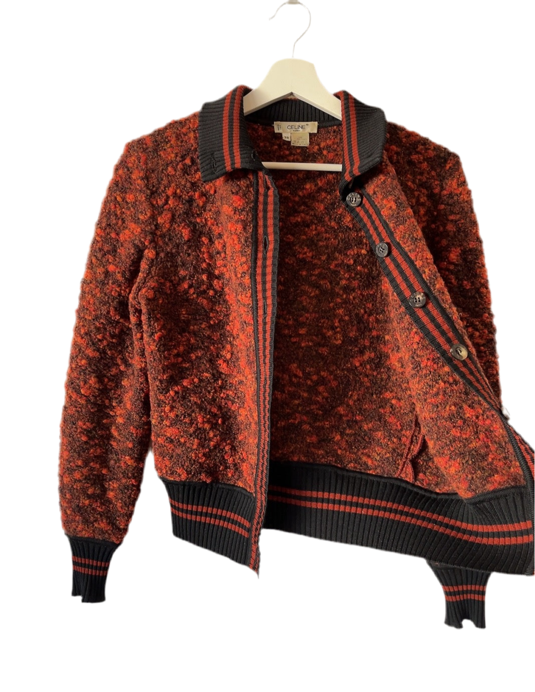 CELINE vintage knit blouson