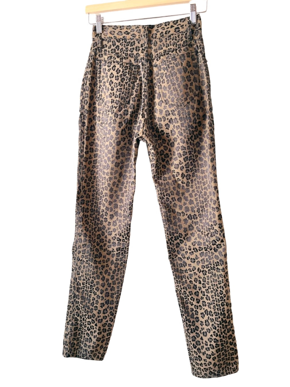 FENDI 90s vintage leopard jeans