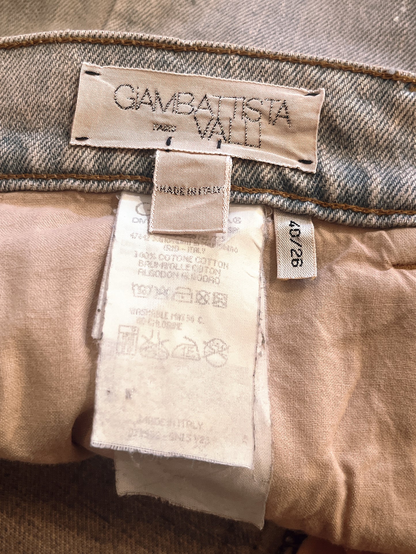 Giambattista Valli painted denim