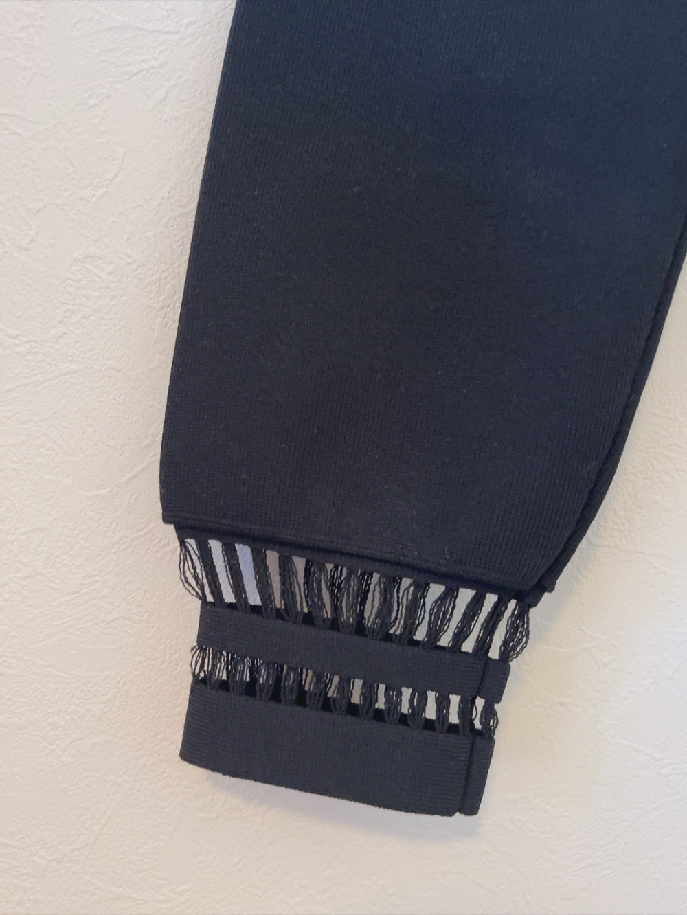 ALEXANDER WANG black knit pants