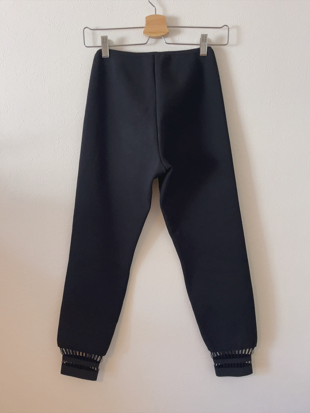 ALEXANDER WANG black knit pants