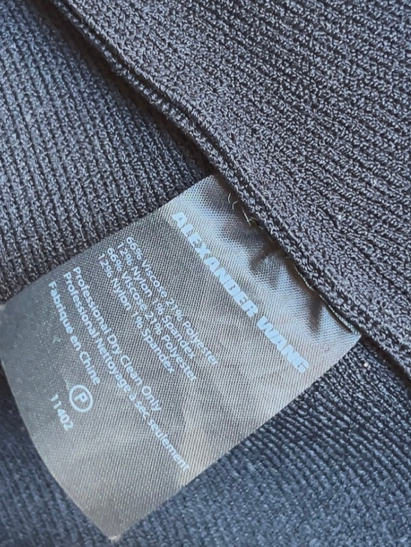 ALEXANDER WANG black knit pants