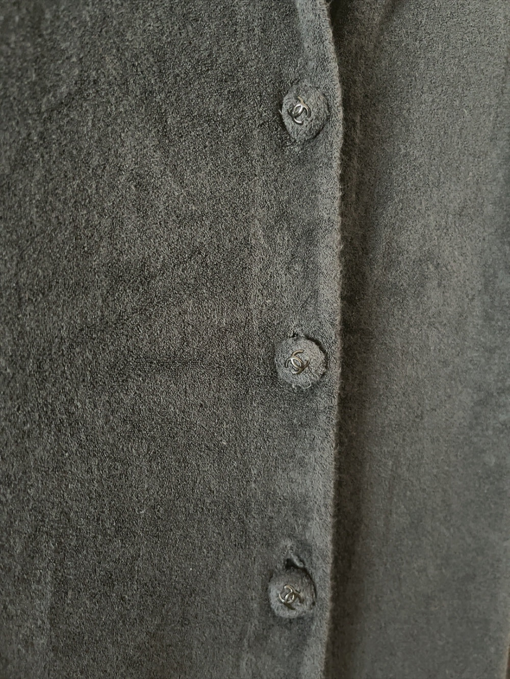 CHANEL 1990s B&W long gown