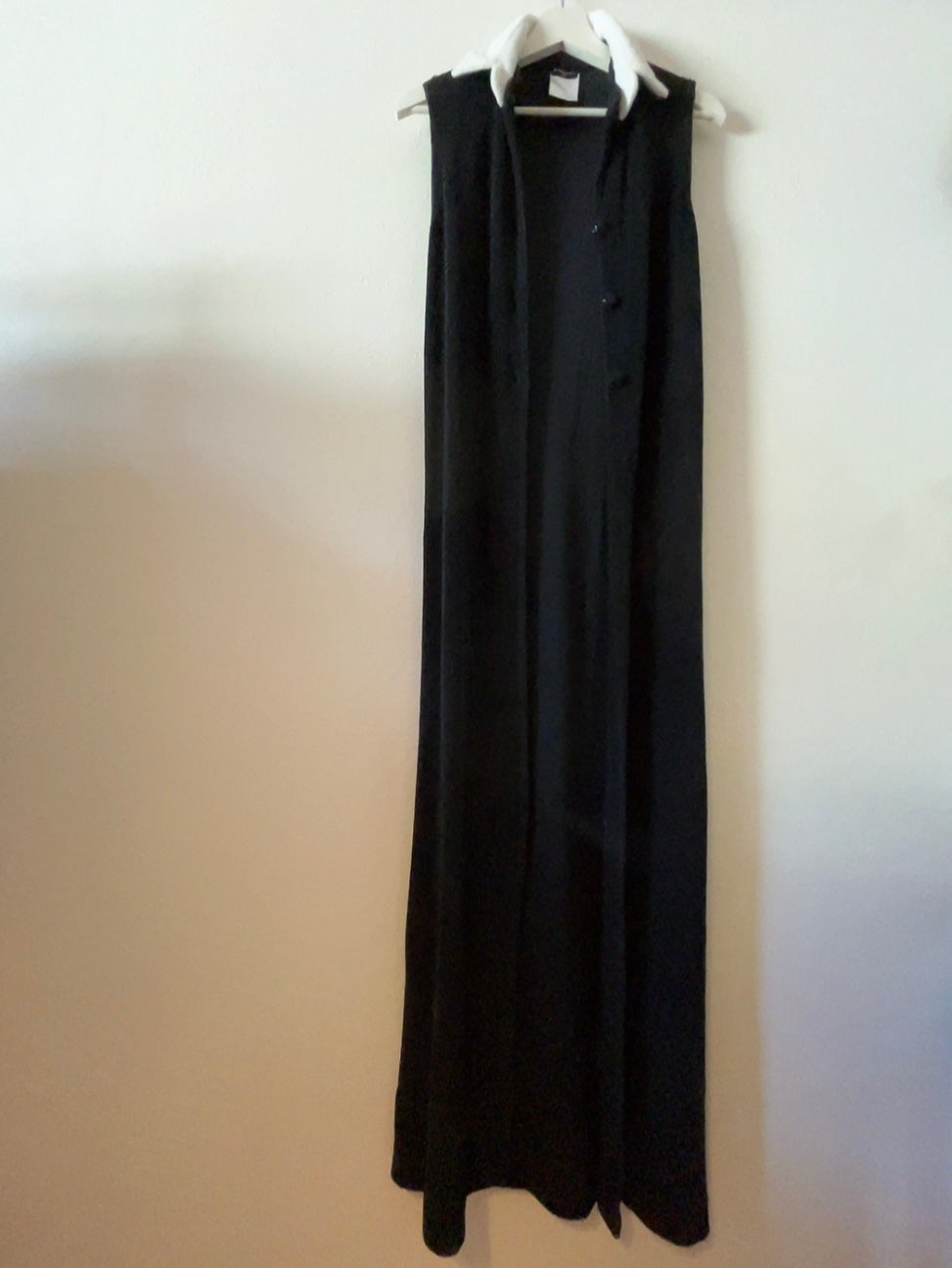 CHANEL 1990s B&W long gown