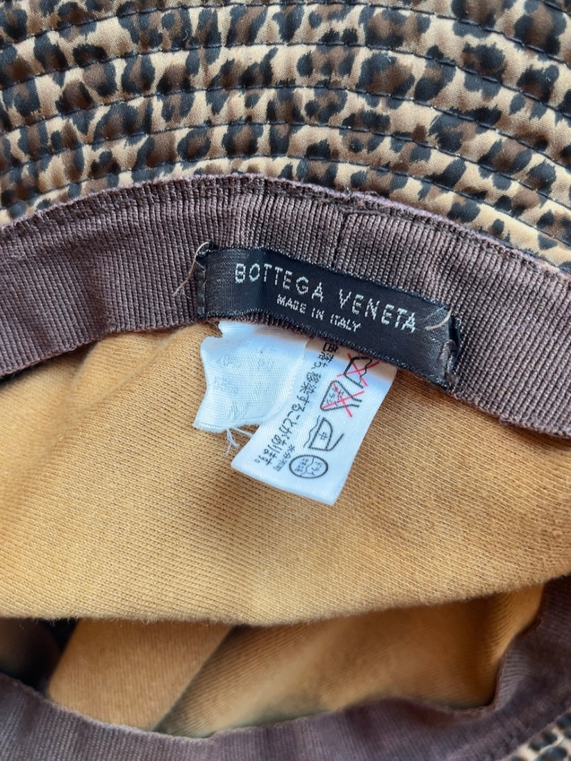 BOTTEGA VENETA leopard bucket hat