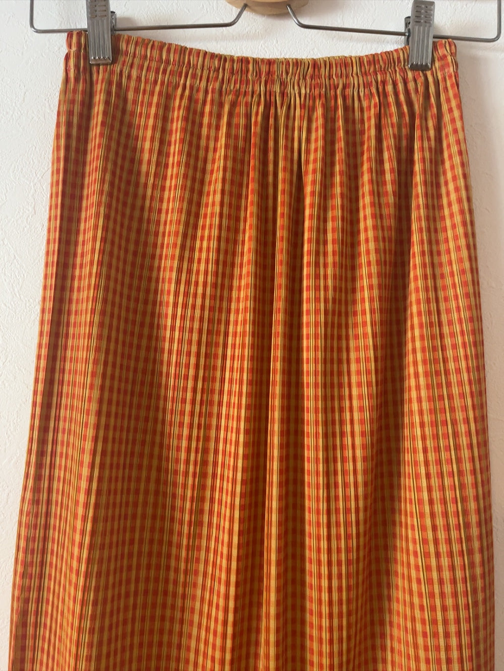 ISSEY MIYAKE - PLEATS PLEASE check skirt