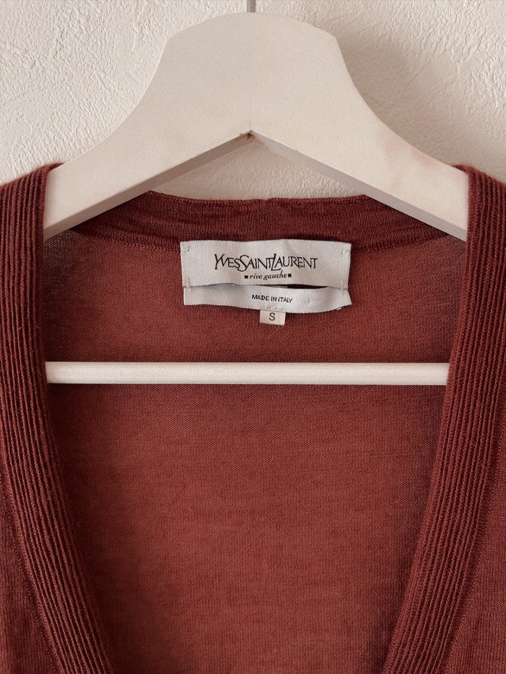 Yves Saint Laurent - rive gauche cashmere cardigan