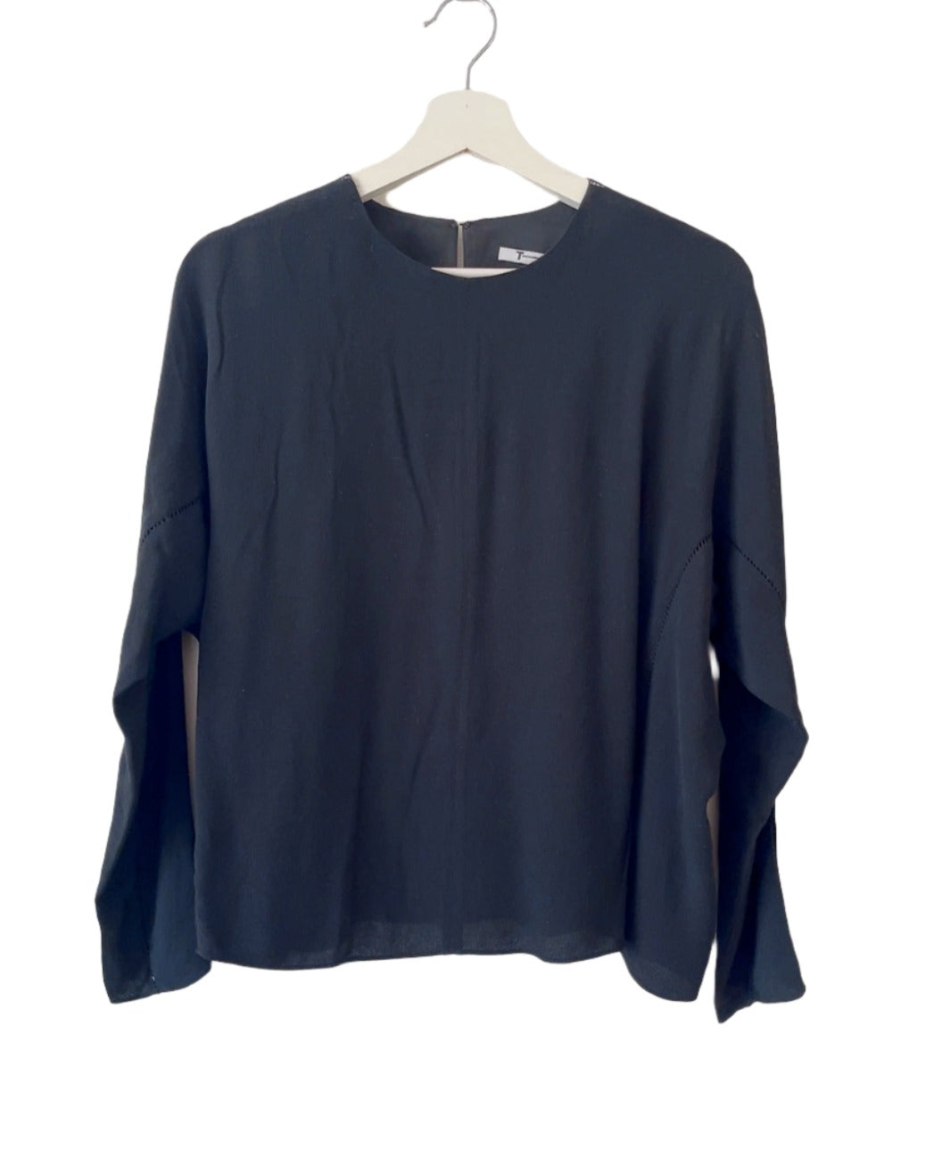 T by ALEXANDER WANG black dolman sleeve tops