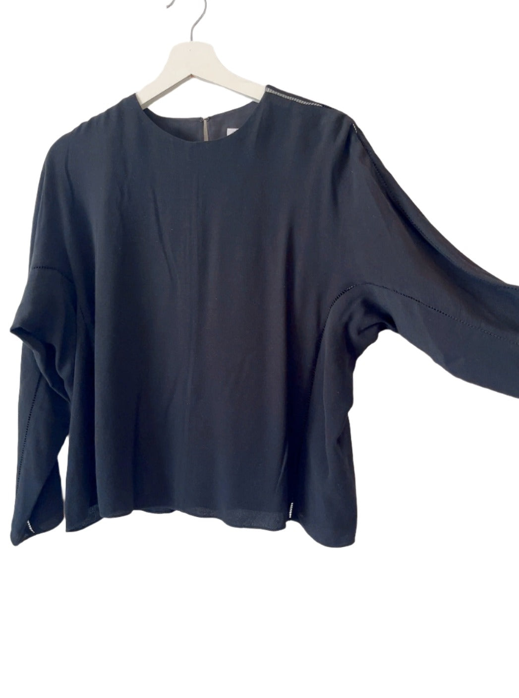 T by ALEXANDER WANG black dolman sleeve tops