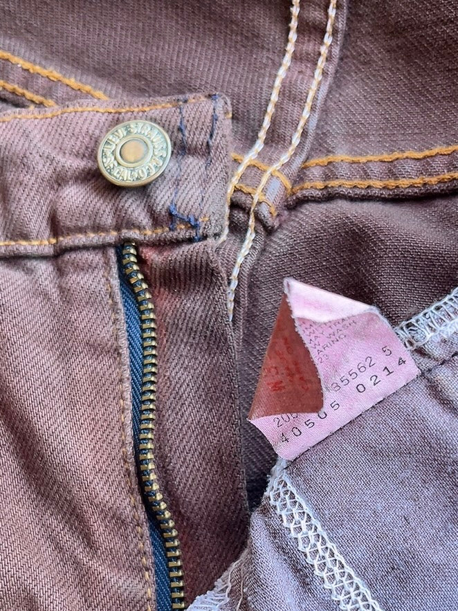 Levi’s vintage ripped denim