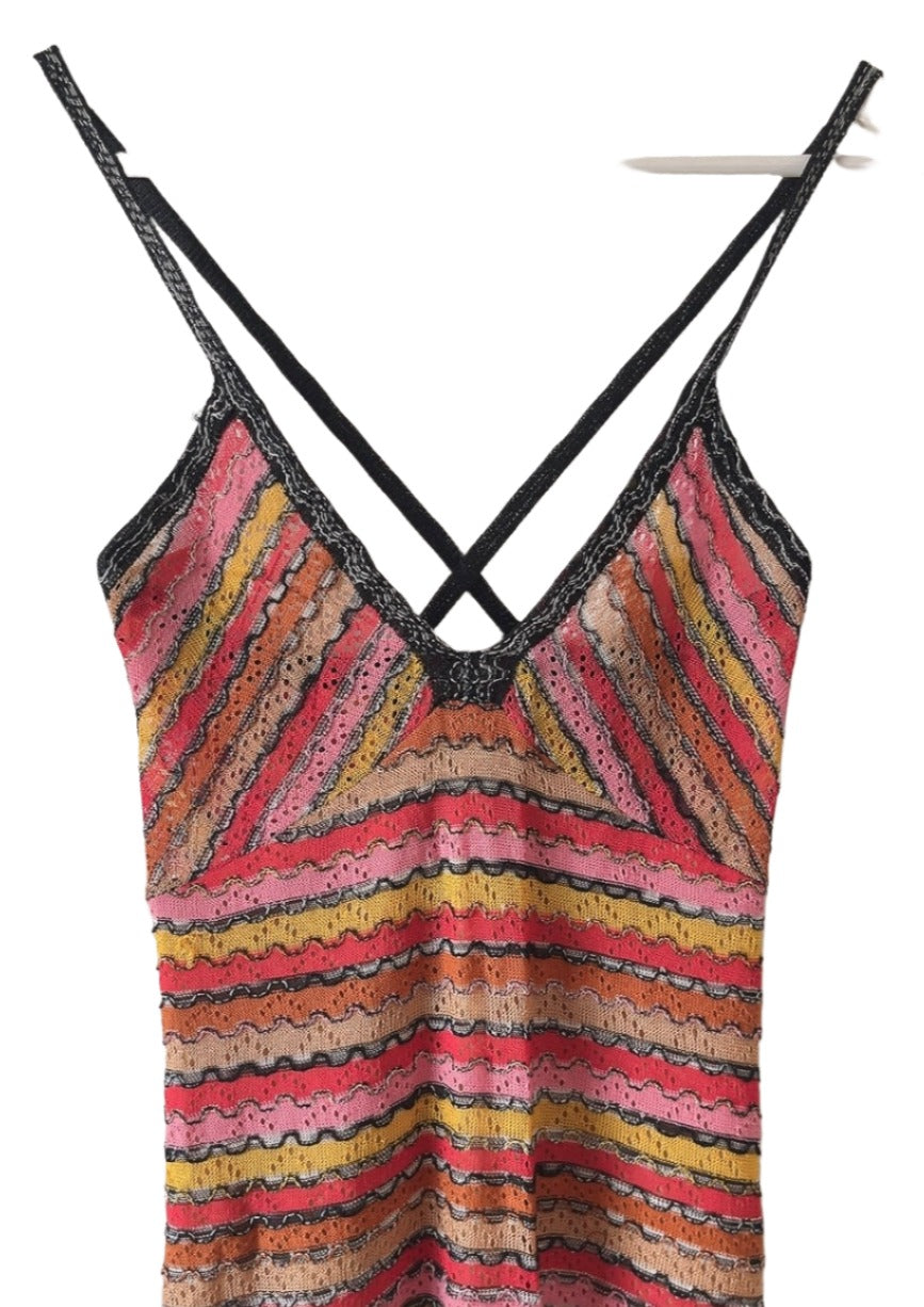 M MISSONI vintage knit one-piece dress