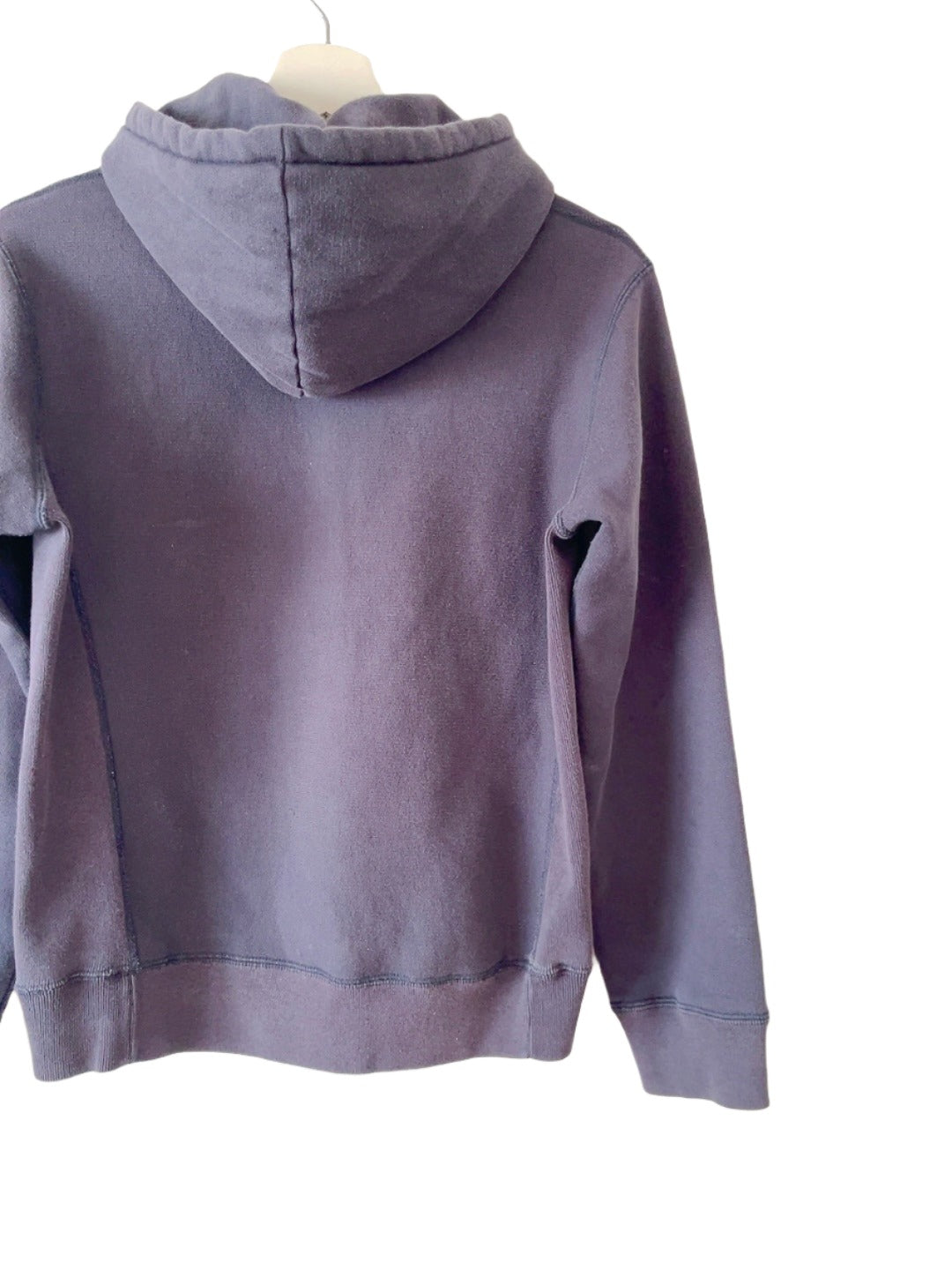 A.P.C navy heavy weight cotton hoodie