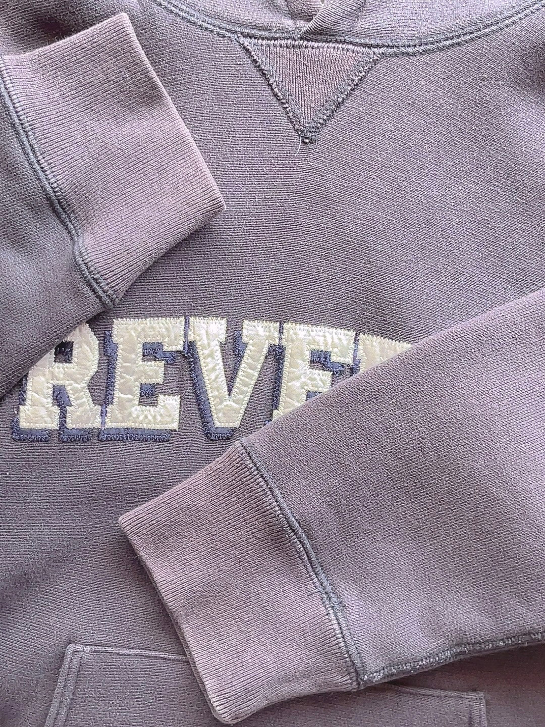 A.P.C navy heavy weight cotton hoodie