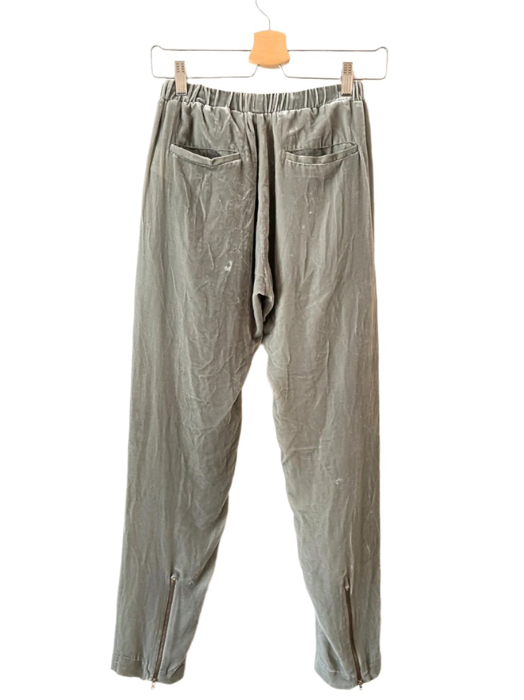 girl - Band of Outsiders gray velour pants