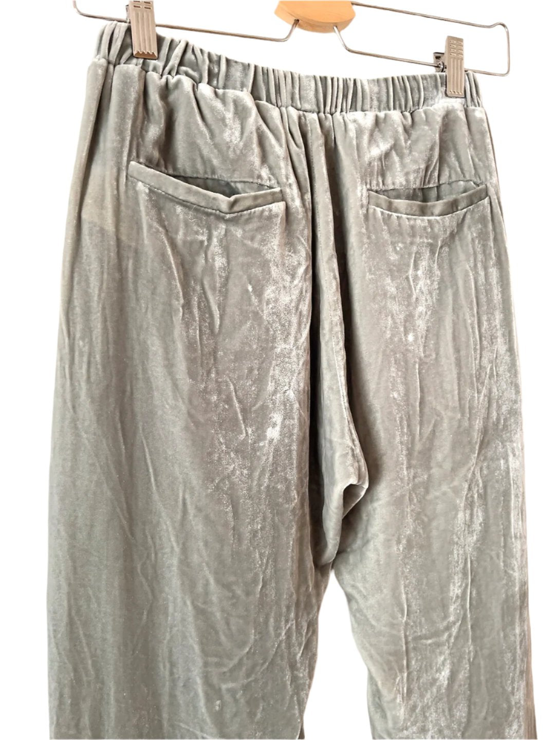 girl - Band of Outsiders gray velour pants