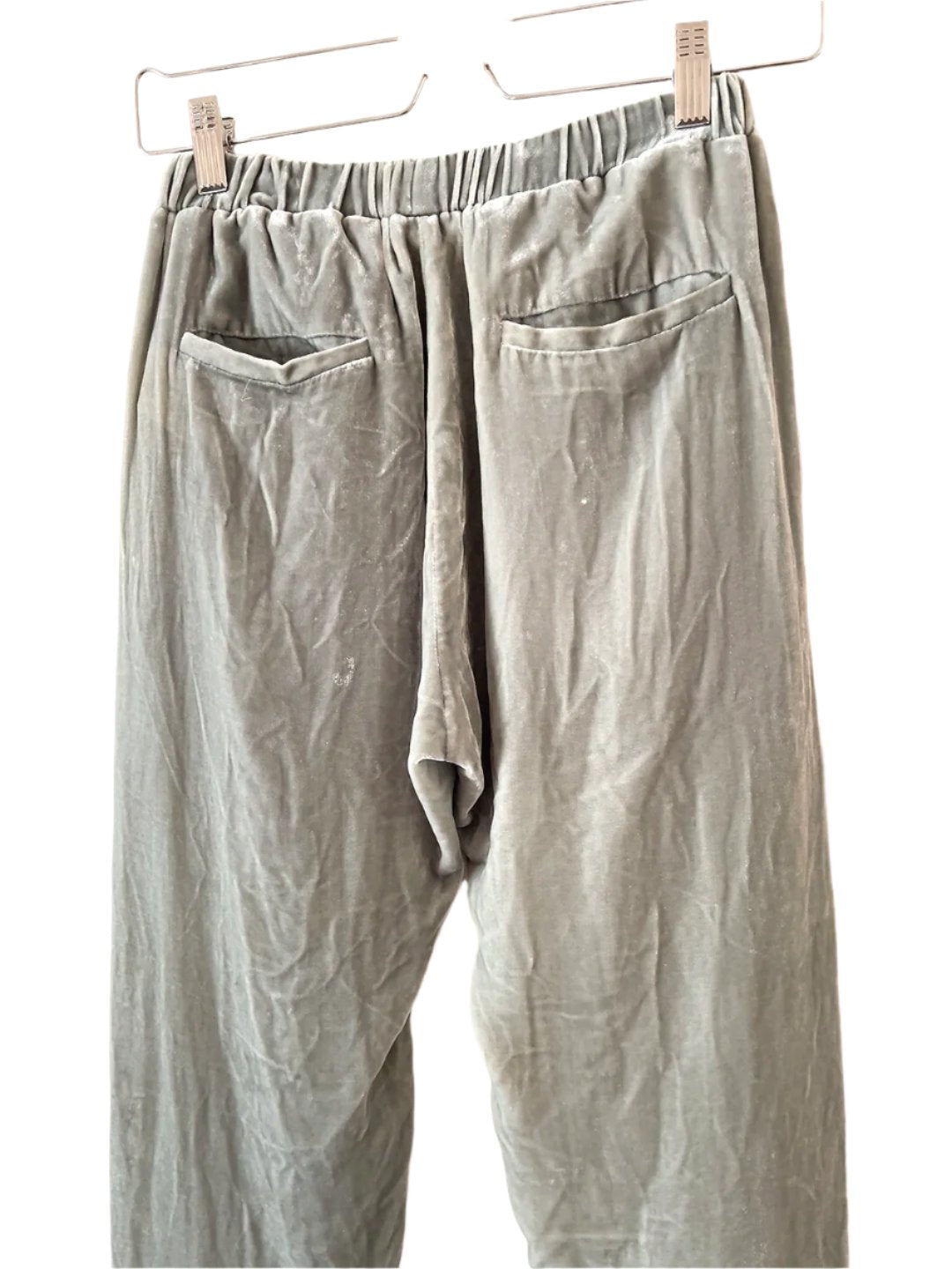 girl - Band of Outsiders gray velour pants