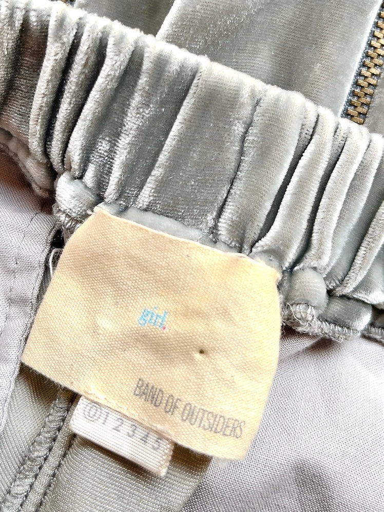 girl - Band of Outsiders gray velour pants