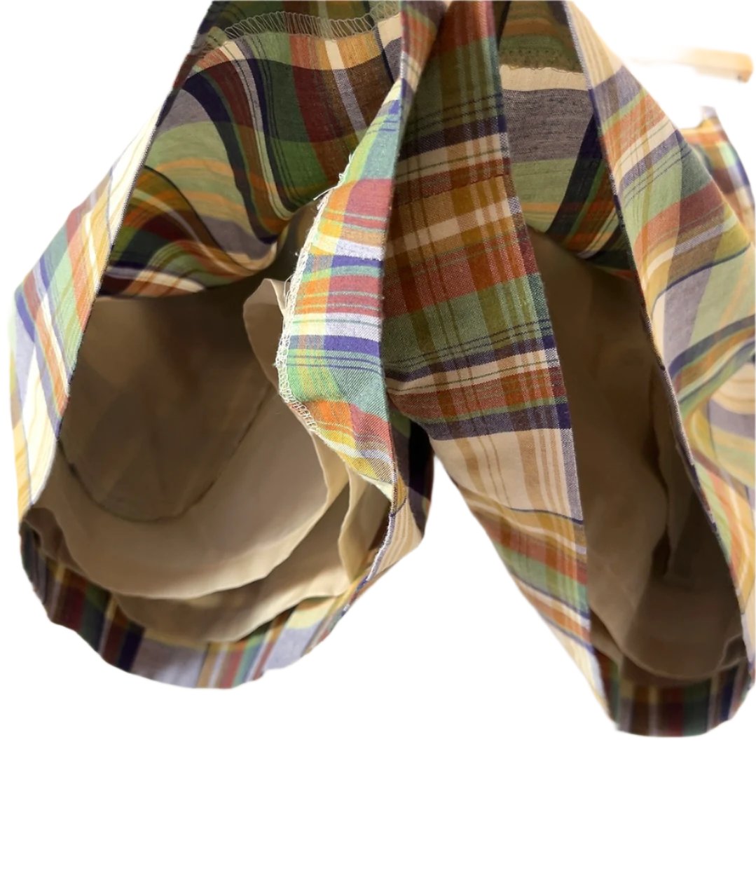KENZO PARIS - golf vintage check shorts