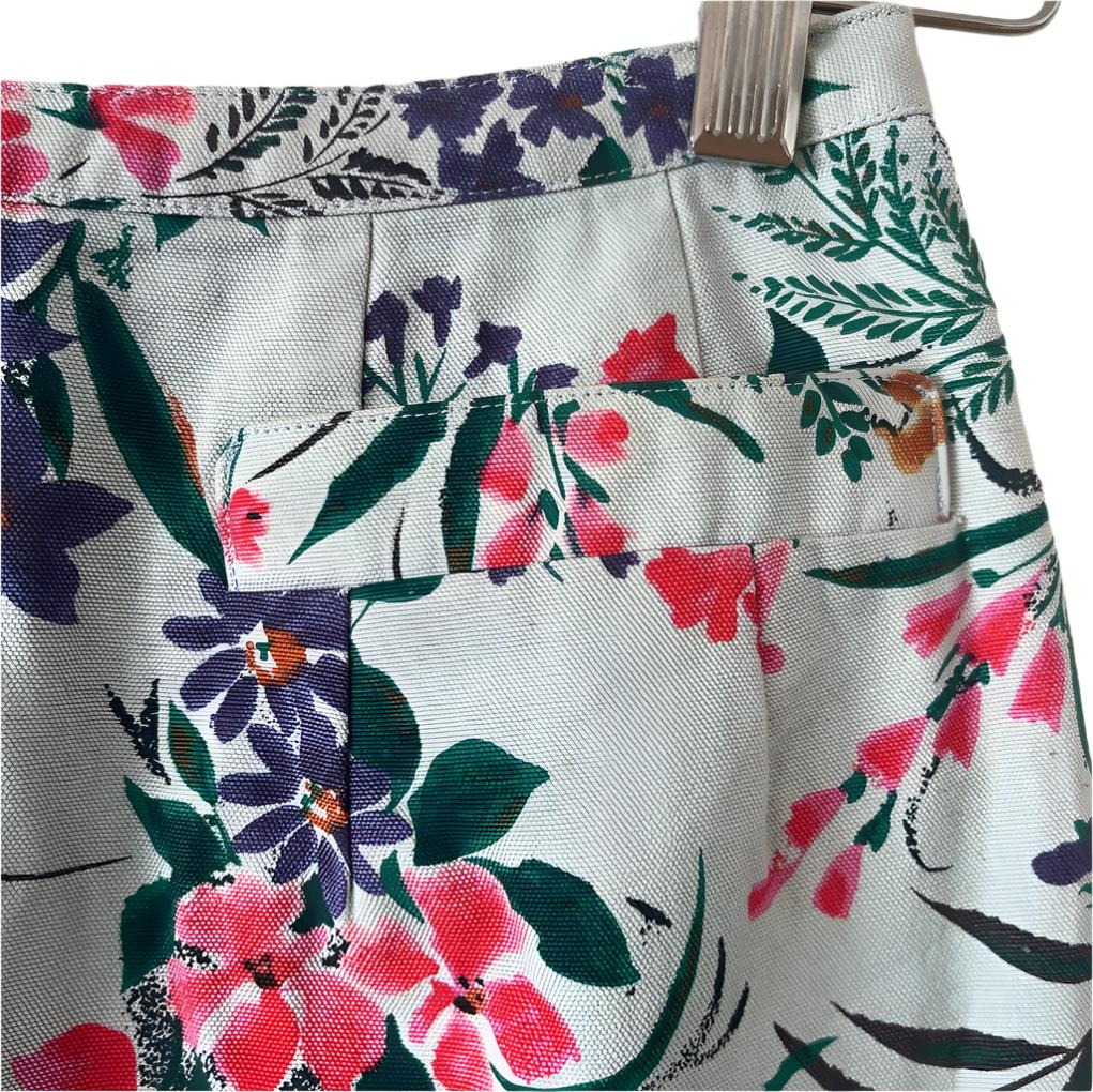 composition by KENZO floral mini skirt