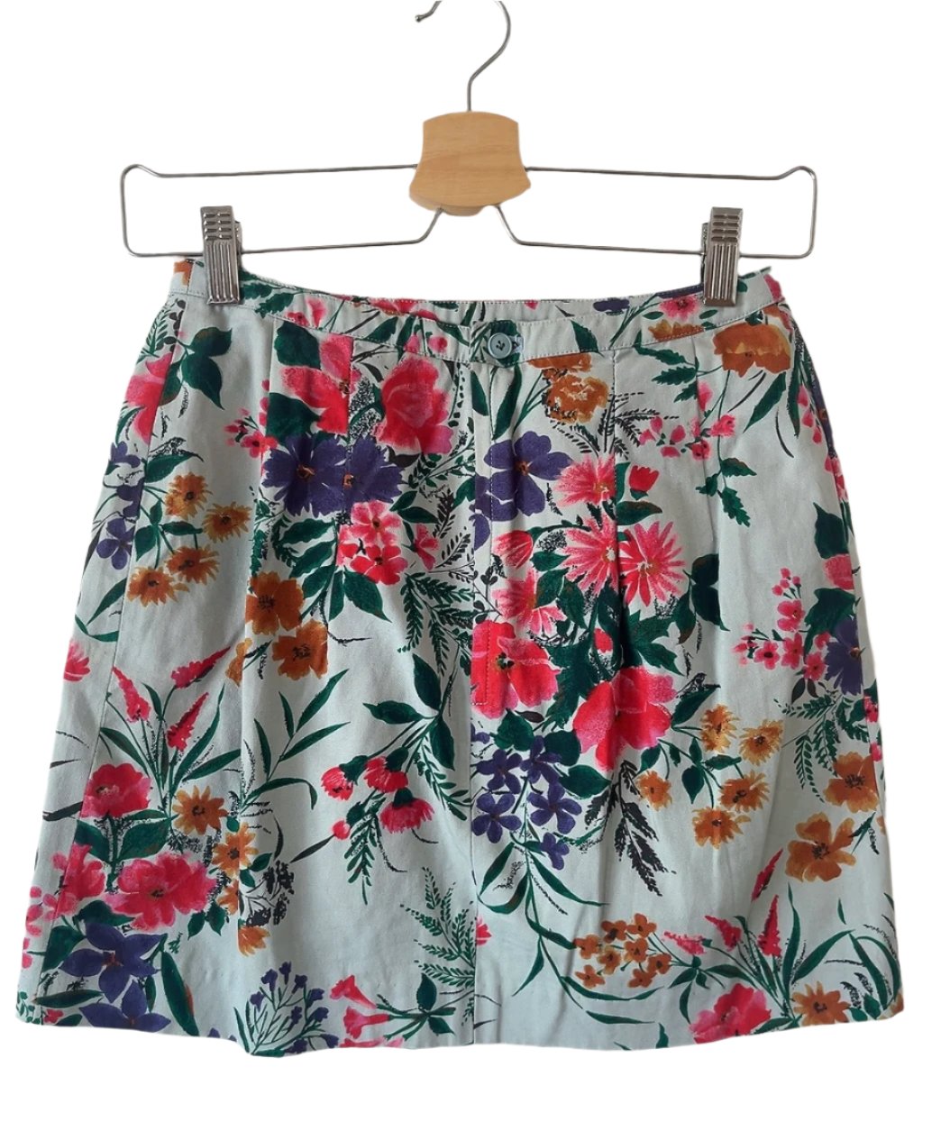 composition by KENZO floral mini skirt