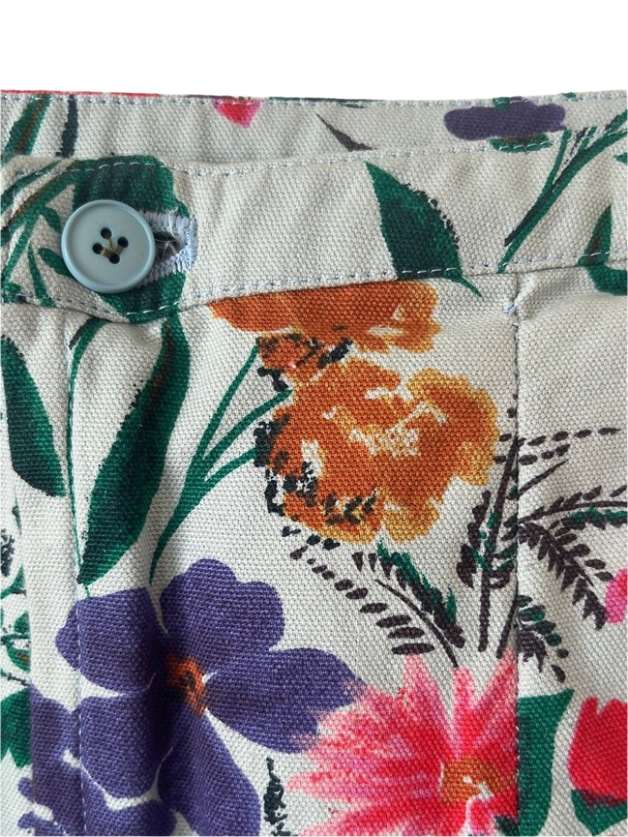 composition by KENZO floral mini skirt
