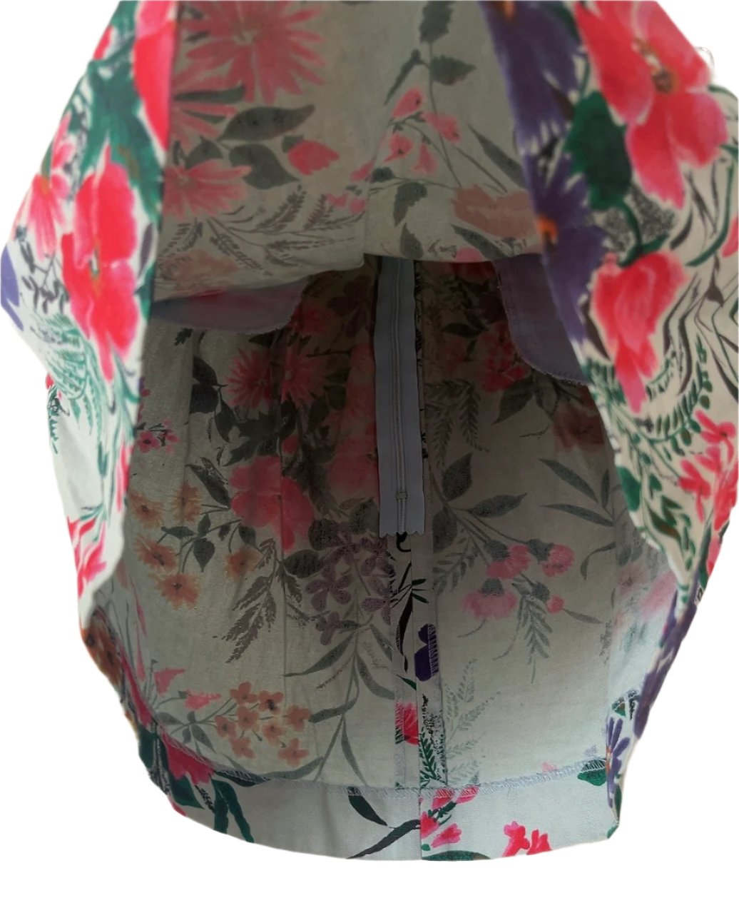 composition by KENZO floral mini skirt
