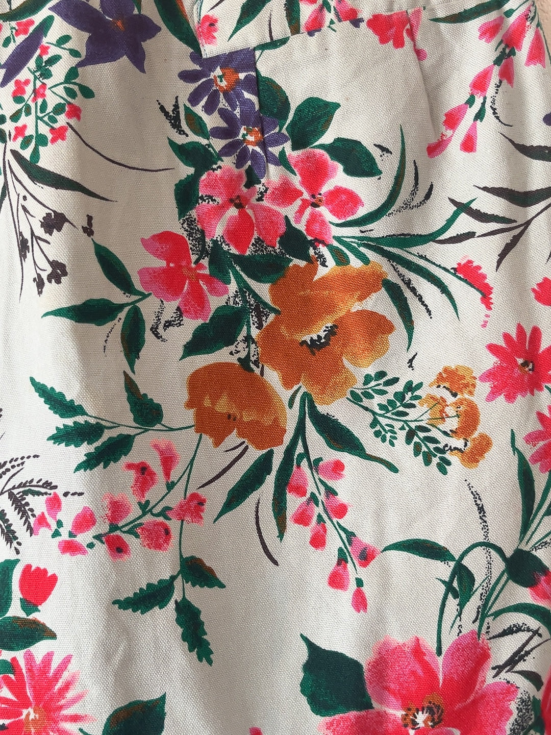 composition by KENZO floral mini skirt