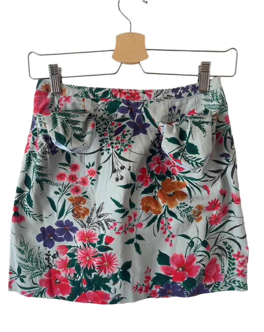 composition by KENZO floral mini skirt