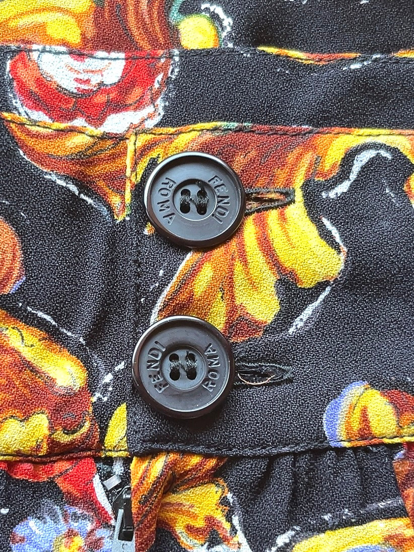 FENDI 80s pattern skirt