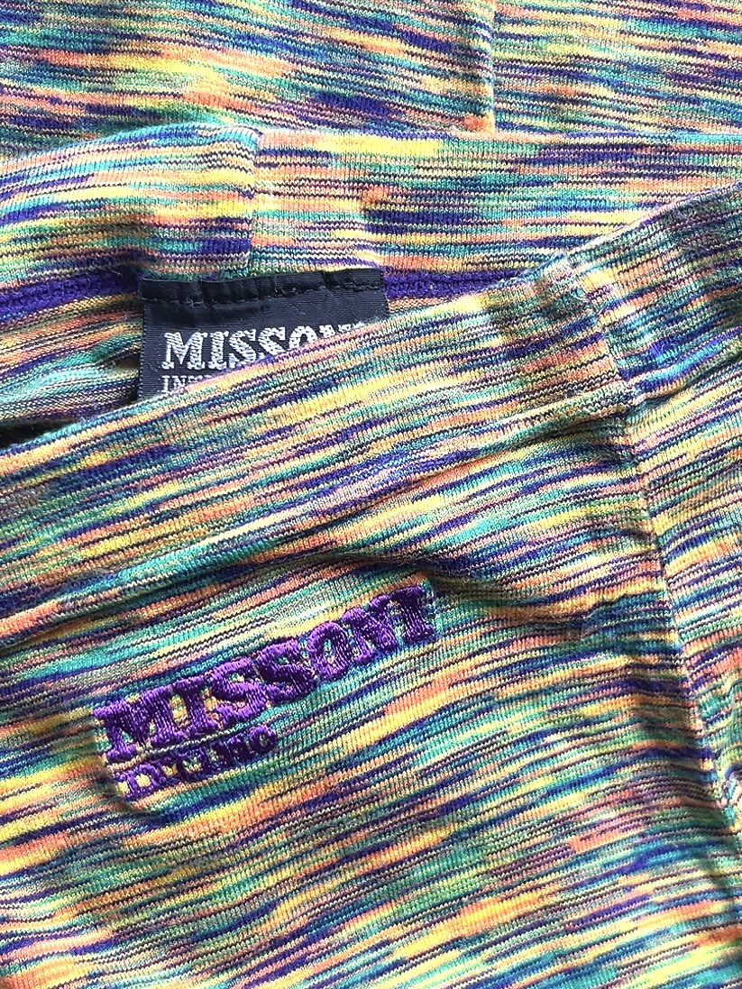 MISSONI vintage cotton biker shorts