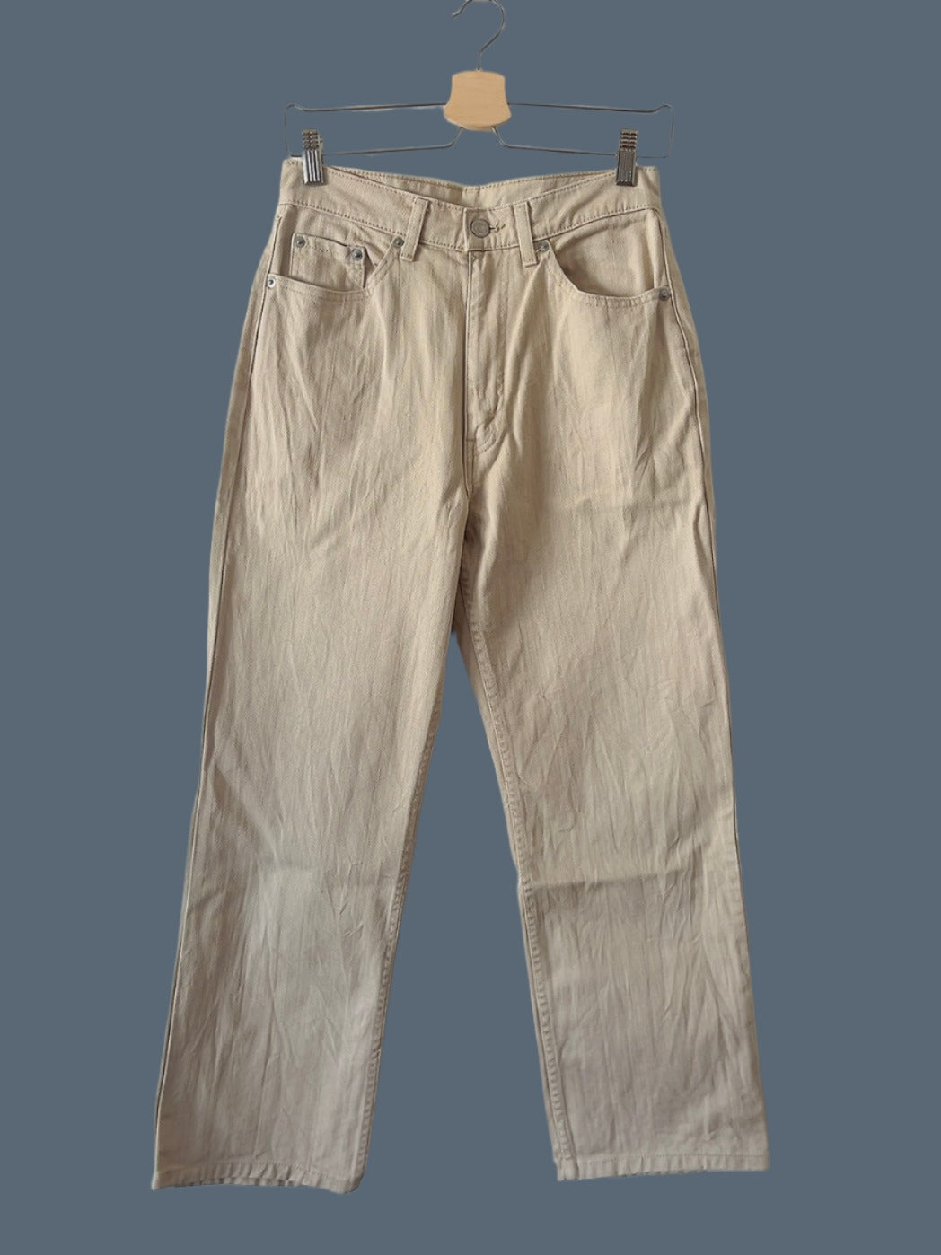 Levi's beige high waist denim pants