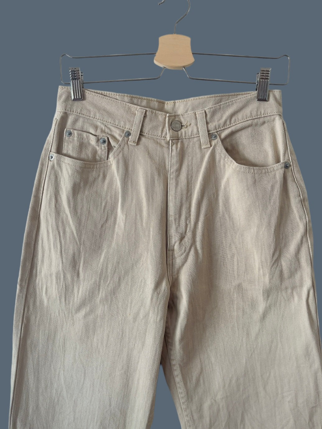 Levi's beige high waist denim pants
