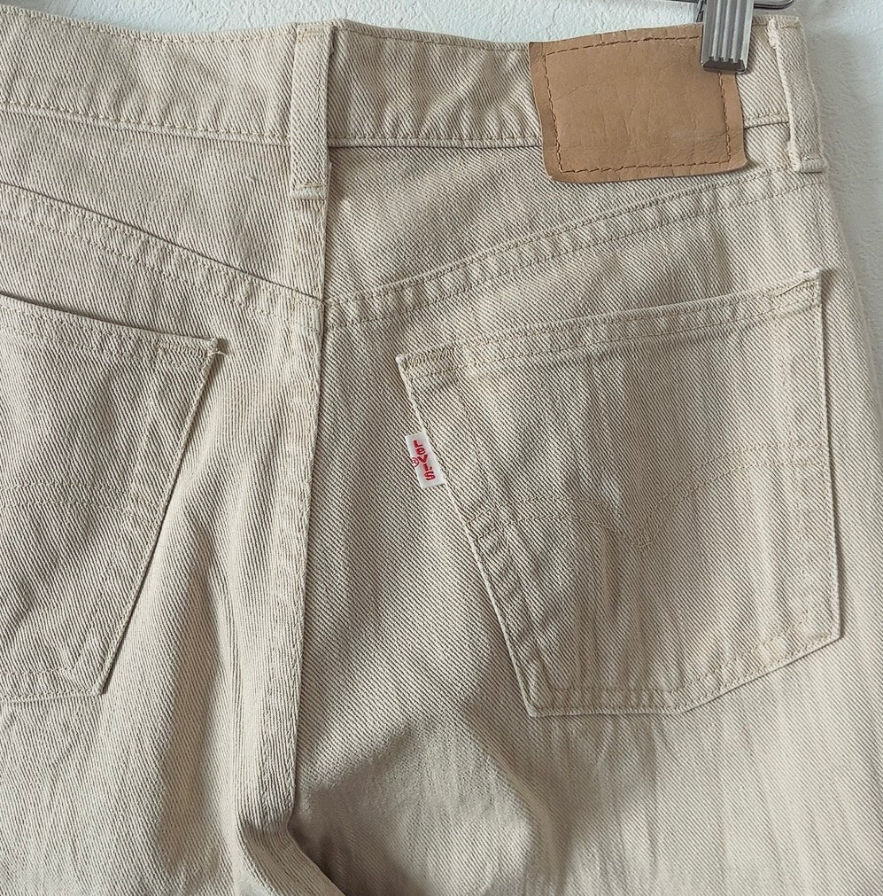 Levi's beige high waist denim pants