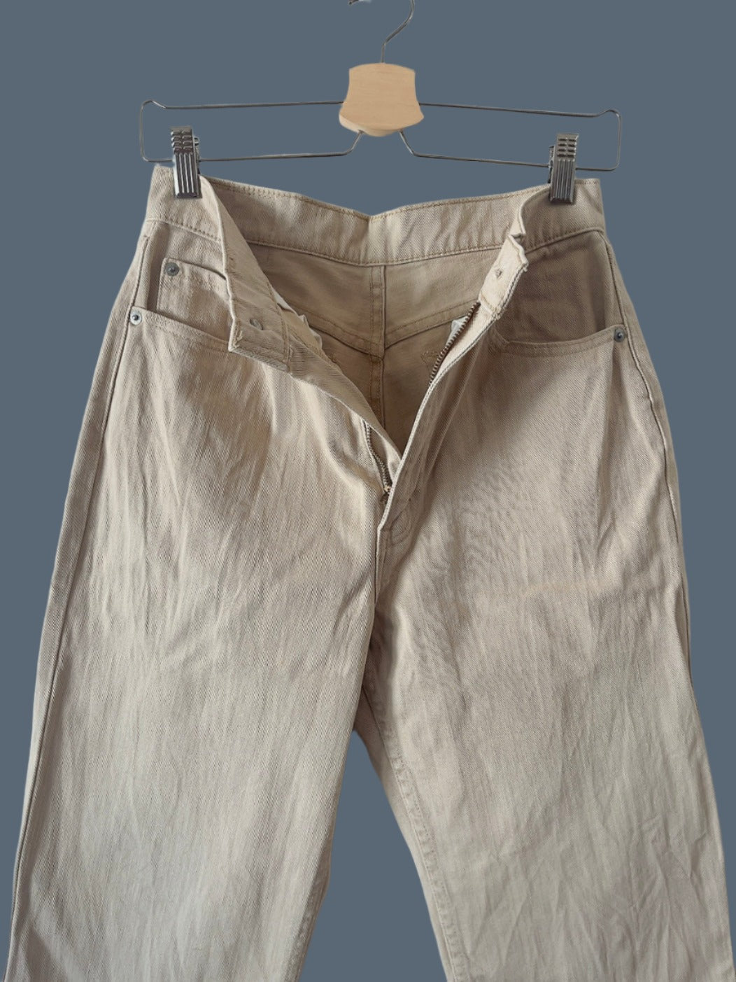 Levi's beige high waist denim pants