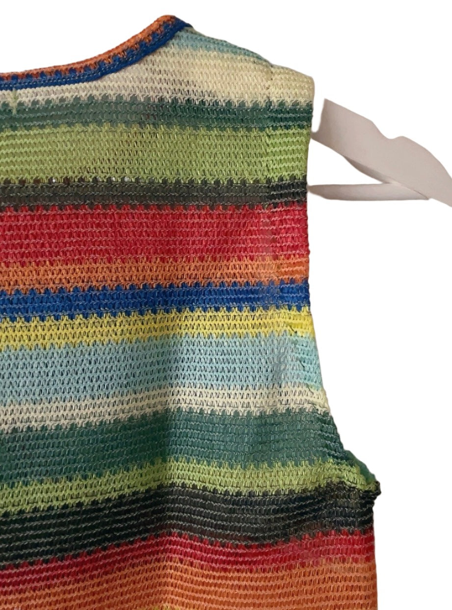 STRADIVARIUS remade mesh tank top
