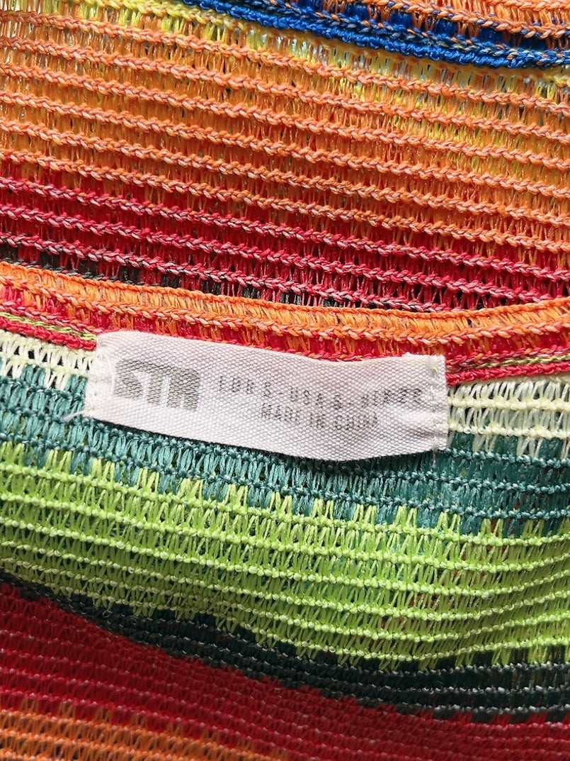 STRADIVARIUS remade mesh tank top