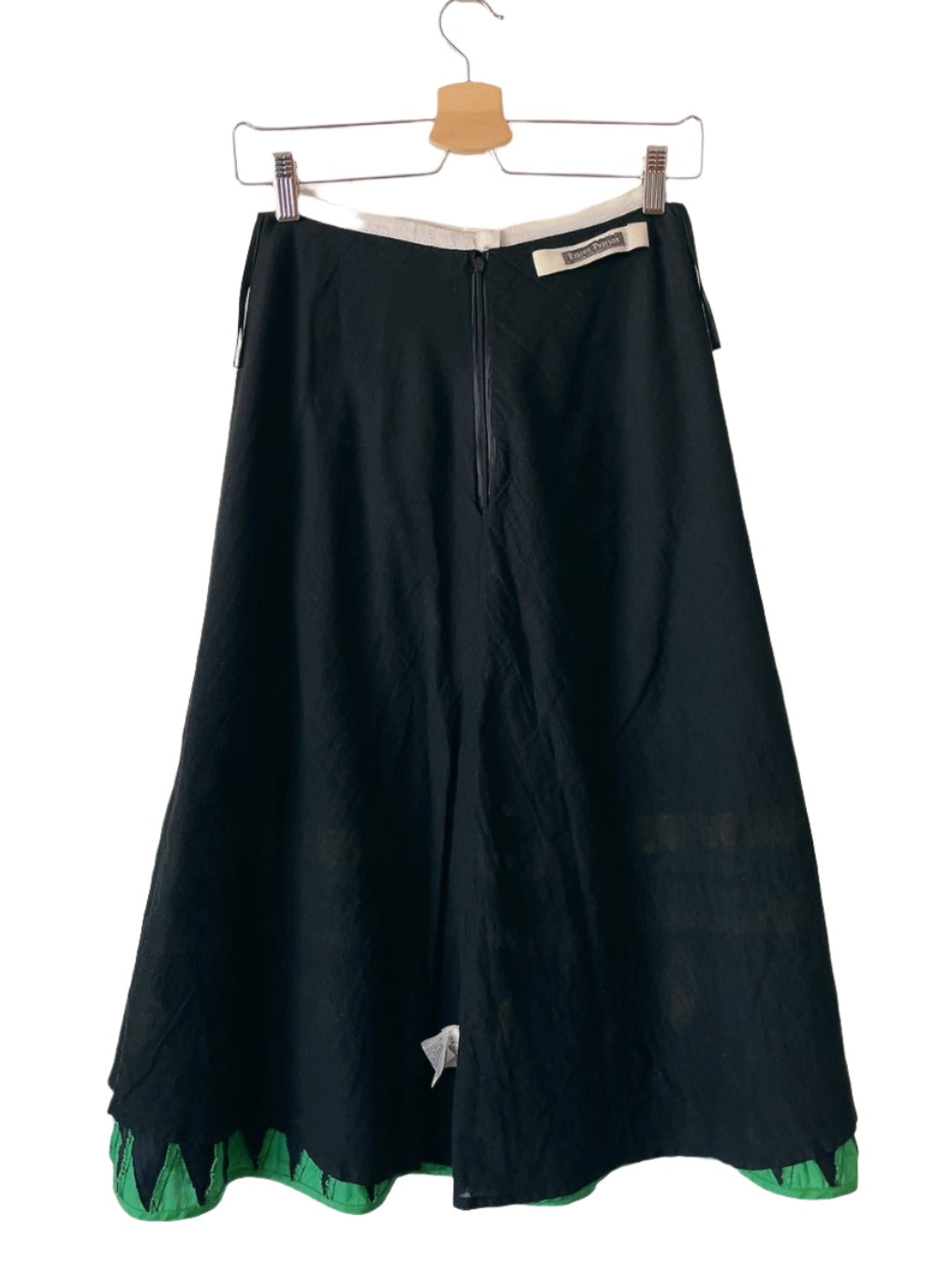 Easton Pearson folklore style black skirt